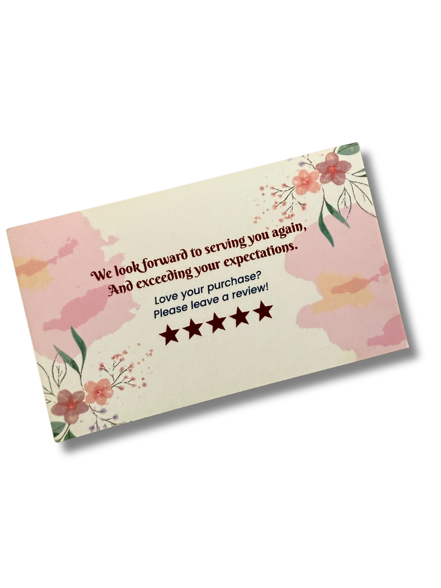 Thank You Cards SIZE (2*3.5 INCHES)