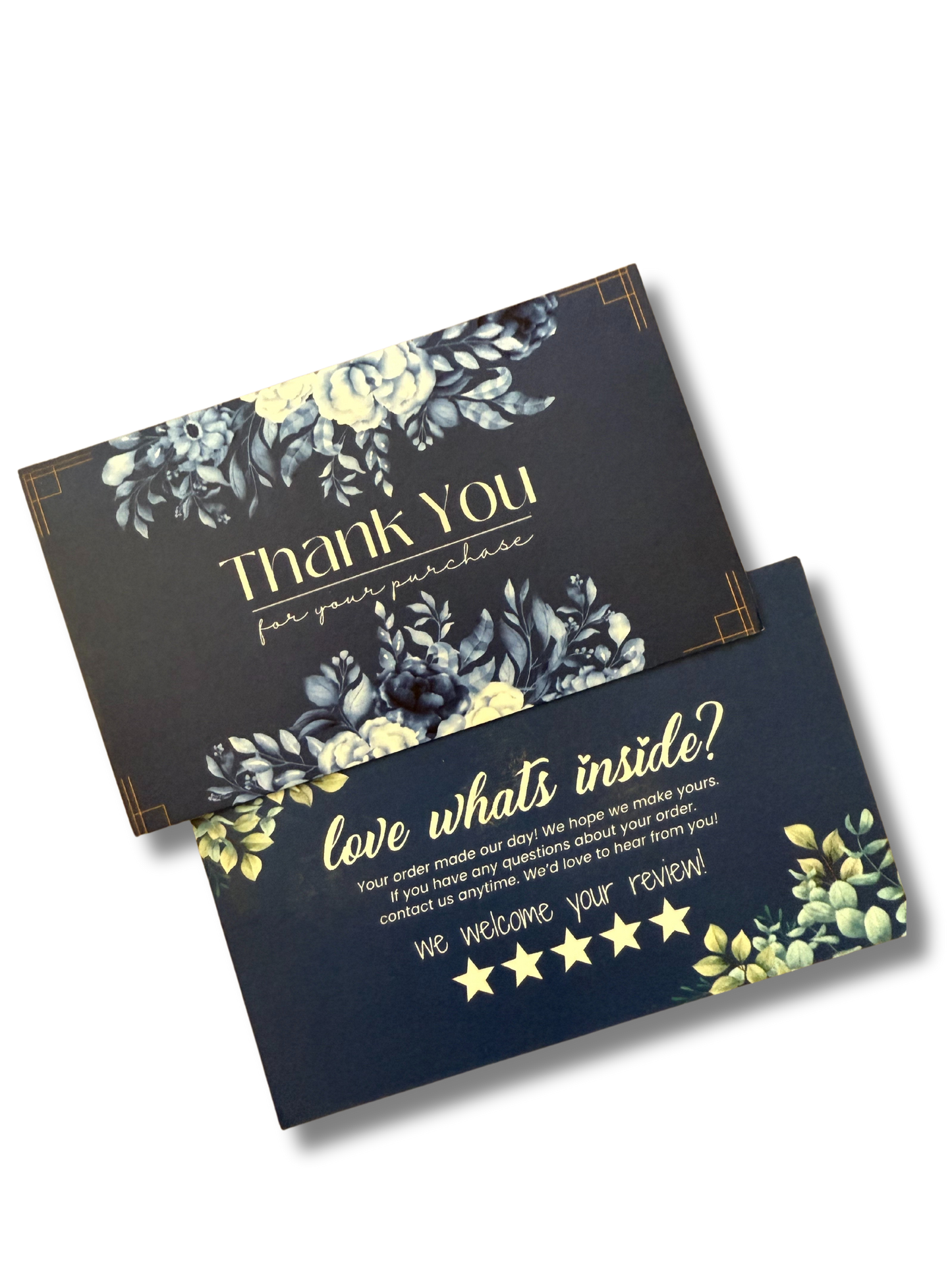 Thank You Cards SIZE (2*3.5 INCHES)
