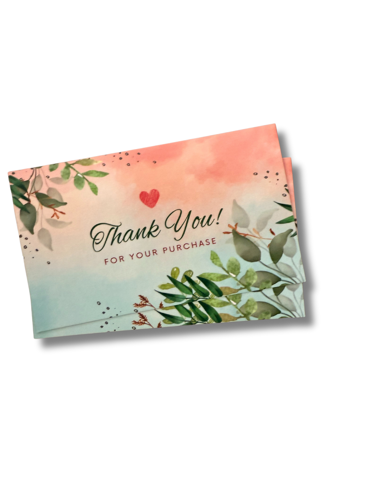 Thank You Cards SIZE (2*3.5 INCHES)